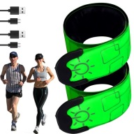 ŚWIECĄCA OPASKA NA RĘKĘ NOGĘ ROWER DO BIEGANIA BIEGACZA MIGAJĄCA LED 3TRYBY