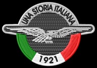 Naszywka dla fanów Moto Guzzi Una Storia haftowana z termofolią