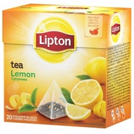 Herbata LIPTON PIRAMID czarna (20 torebek) aromat cytryna