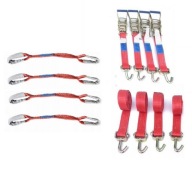 3M 4T vontatóheveder kerékrögzítő pánt felnihez, megerősített, varrott