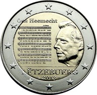 2 euro Luksemburg Hymn narodowy 2013