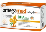 OMEGAMED Baby DHA +Witamina D 0+ 60 kaps twist-off