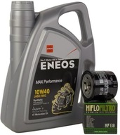Syntetický motorový olej Eneos Max Performance 4 l 10W-40 + Hiflofiltro HF138 olejový filter