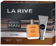LA RIVE HEROIC MAN EDT 100ml SPRAY + GEL 100ml