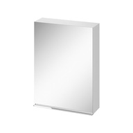 Zrkadlová skrinka VIRGO 60 biela s chrómovými úchytmi (S522-013)