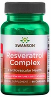 SWANSON Resveratrol RESWERATROL kompleks 60 kaps.