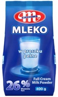 Pełne Mleko w PROSZKU 26% Tłuszczu do Ciast Wypieków Mlekovita 400 g