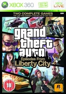 GRAND THEFT AUTO EPIZODY Z HRY LIBERTY CITY XBOX 360