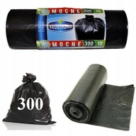 Veľké vrecia na odpadky 300l SILNÁ čierna x10