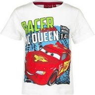 T-shirt AUTA CARS 128 cm 8 LATA ZYGZAK KOSZULKA