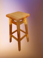 TÖMÖR ERŐS hoker 60 cm-es fa bárszék ÉGER szék