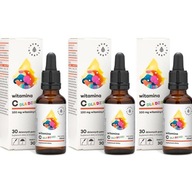 3x Aura Herbals Vitamín C Pre deti 100 mg 30ml