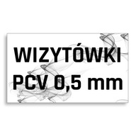 WIZYTÓWKI PREMIUM PLASTIKOWE PCV 0.5MM 1000 szt.