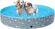 Bazén pre veľkých psov, 80/120/160 cm, sk?adany, prenosný a