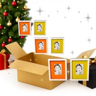 6X SADA RÁMIK NA FOTOGRAFIE SHADOW BOX FOTO DEKORÁCIA PAMIATKA DARČEK VEĽKÁ