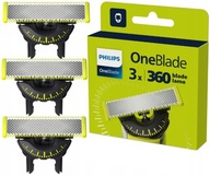 3x OSTRZA PHILIPS ONEBLADE 360 ORYGINALNE OSTRZE NOŻYK GŁOWICA GOLARKA PRO