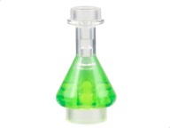 LEGO 93549pb01 injekciós üveg elixír Trans Bright Green - ÚJ