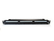 Digitus Patch panel 19" 24 porty, kat.5e, U/UTP, 1U, wspornik kablowy,