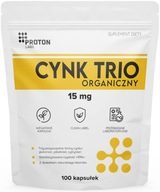 Proton Labs CINK TRIO 3 FORMÁK 150% Pikolinát Glicinát Citrát 100 kapszula