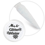 MollyLac peľ efekt na zdobenie Glitter Winter 09 - 1g