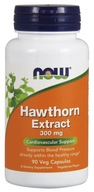 NOW Foods Výťažok z hlohu Hawthorn Extract 300mg 90 vkaps