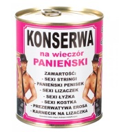 KONZERV LÁNYBÚCSÚRA VICCES AJÁNDÉK A MENYASSZONYNAK