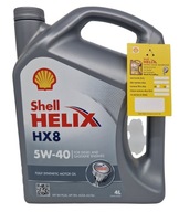 SHELL HELIX 5W-40 HX8 4L BENZYNA GAS DIESEL Zawieszka Shell Helix GRATIS