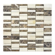 Kamenná mozaika -v: 300x300 mm: AL 10458