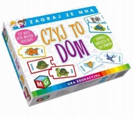 Czyj to Dom Gra NAUKOWA Rozwijająca Logiczne MYŚLENIE u Dzieci CIEKAWA Gra