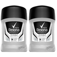 antiperspirant tyčinka REXONA MEN Invisible na čiernobielom oblečení x2