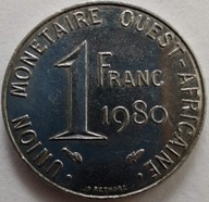 1282c - Afryka Zachodnia (BCEAO) 1 frank, 1980