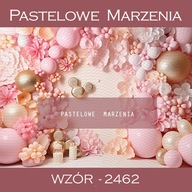 Tło fotograficzne materiałowe t_2462 - Pastelowe Marzenia