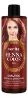 Venita Henna color Szampon do włosów czerwonych red 300 ml