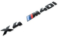 BMW G02 X4 M40i emblemat logo znaczek czarny