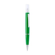 Długopis z atomizerem i zatyczką zielony
