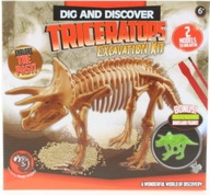 Tesanie Dino svietiace Triceratops