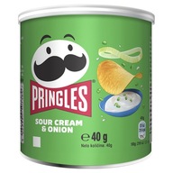 Pringles Sour Cream & Onion Chipsy Kwaśna Cebula i Ser 40g