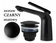 zestaw V Bateria umywalkowa + korek CZARNA