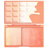 Makeup Revlution paletka Peach and Glow paletka 2w1 - rozświetlacz i róż