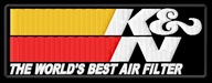 Naszywka dla fanów K&N Air Filters haftowana z termofolią