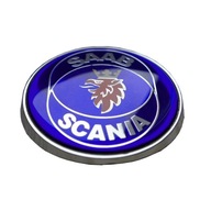 Saab 50mm modrý emblém Logo na prednej strane