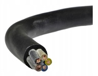 Przewód kabel gumowy linkowy OWżo 5x2,5 H05RR-F 1mb