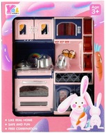 Nábytok pre bábiky Kuchyňa s doplnkami Mega Creative 479920