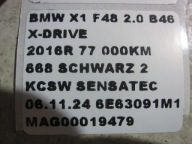 BMW X1 F48 dashboard instrument panel console 6969855 HEAD UP black 51456969855