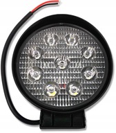 REFLEKTOR MUNKALÁMPA LED KEREK 12V 24V 27W