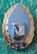 ODZNAKA LECH POZNAŃ MISTRZ POLSKI 1990