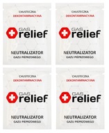 Chusteczka dekontaminacyjna neutralizująca gaz pieprzowy 4 sztuki