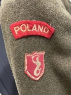 RZADKI PŁASZCZ PSZ NA ZACHODZIE 1943 ROK - POLAND