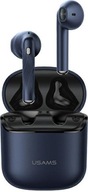 Słuchawki TWS USAMS SY02 series Bluetooth 5.0 niebieski/blue BHUSY02