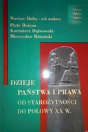 Dzieje panstwa i prawa od starozytnosci do polowy